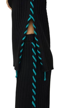 Rib Alder Pant With Whip Stitch