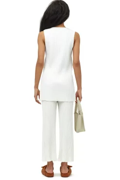 Wide Crop Rib Alder Pant