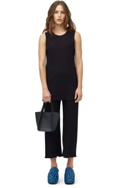 Wide Crop Rib Alder Pant